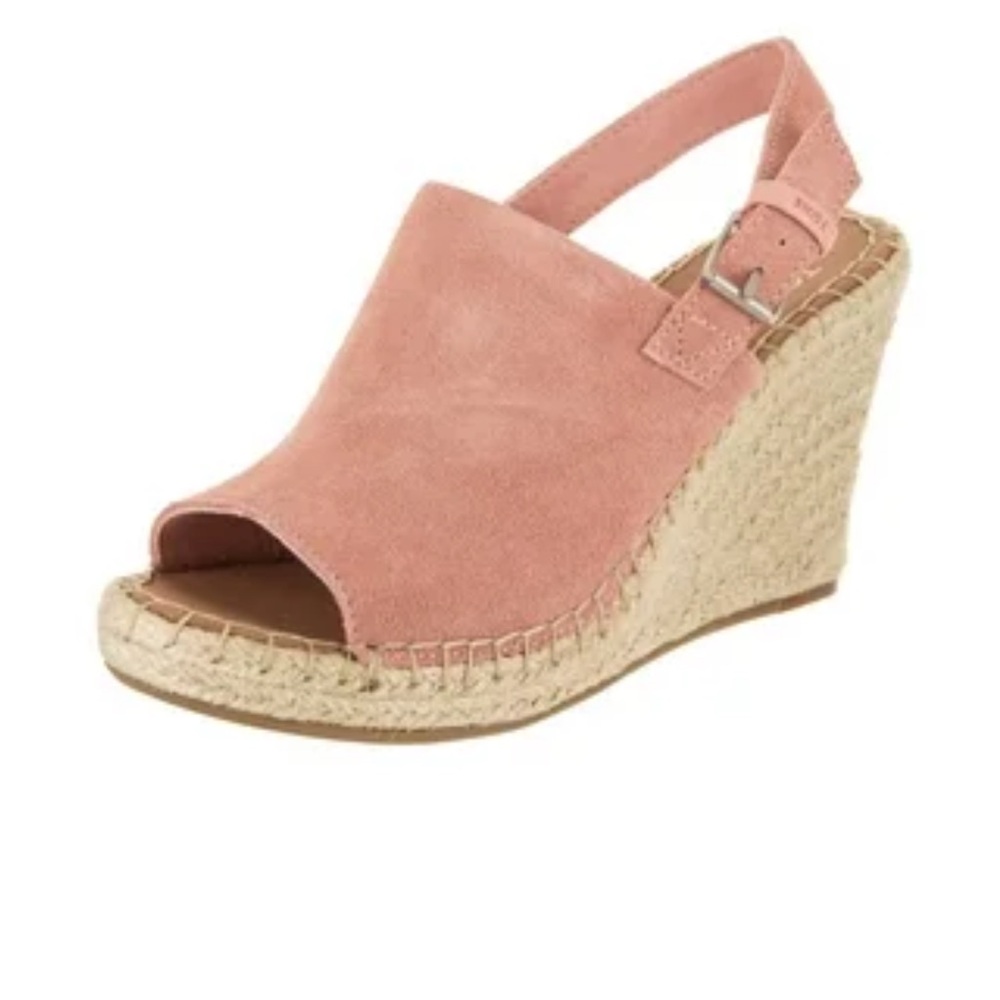 TOMS Women's, Monica Wedge Sandal, Dusted Pink [Size 8.5]